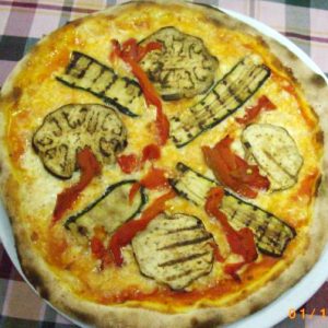 pizza vegetariana sole neve