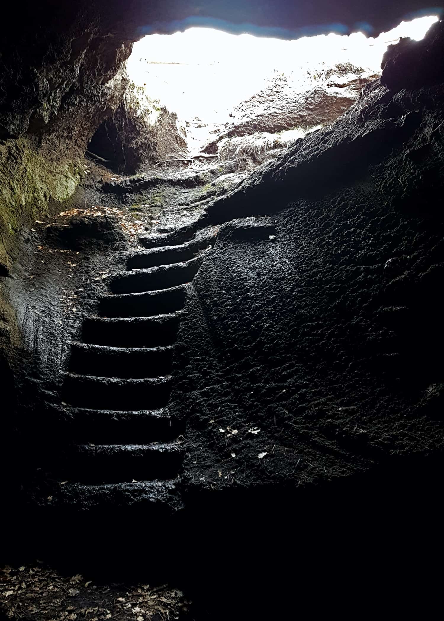 Scala grotta dei Ladroni