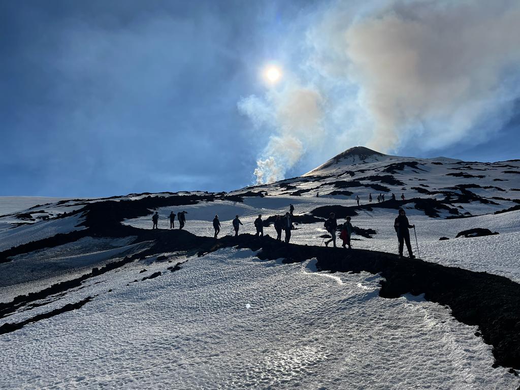 Etna Nord neve osservatorio 2900m