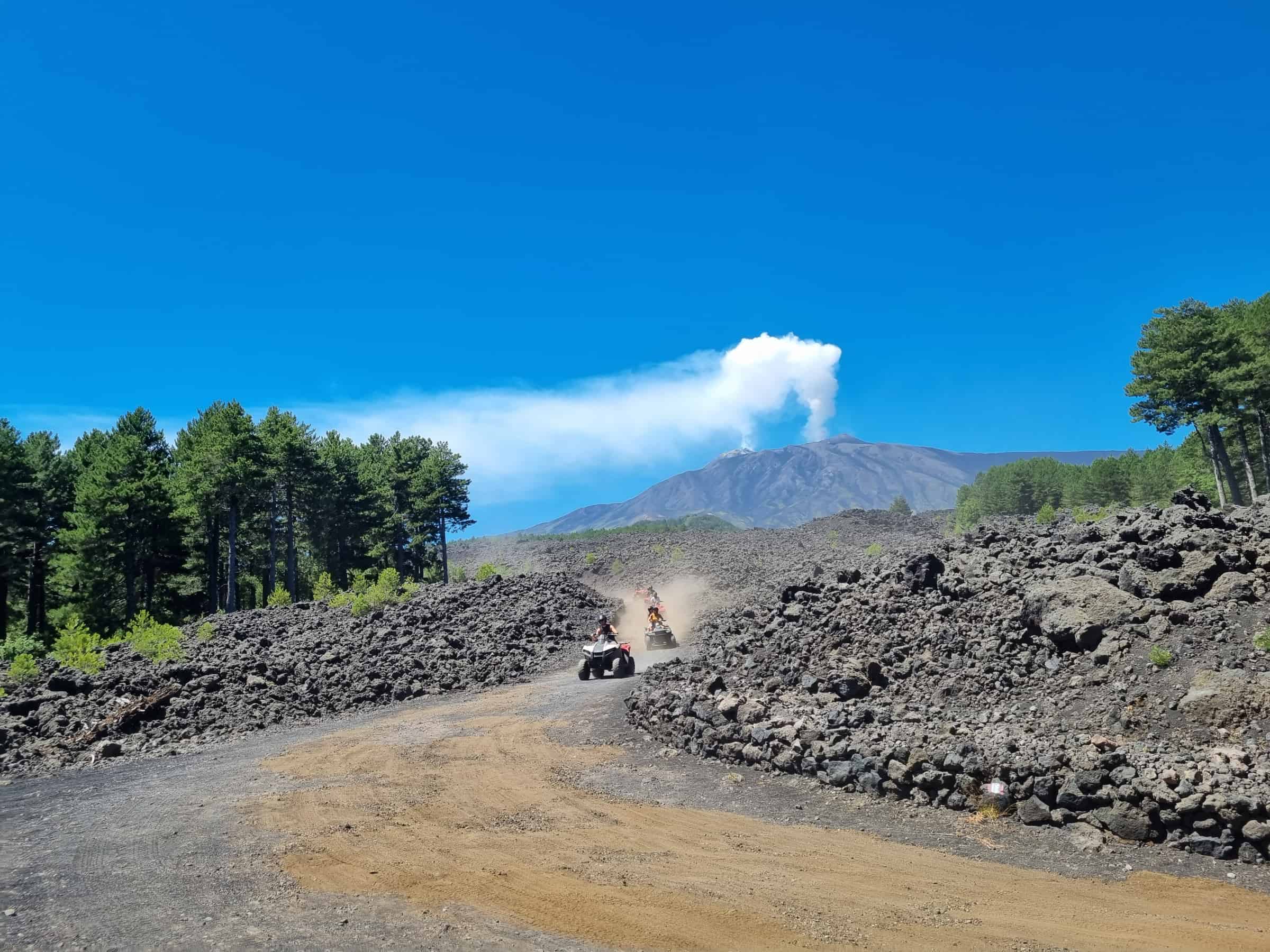 Eruzione Etna vulcano Quad Tour lava 1865