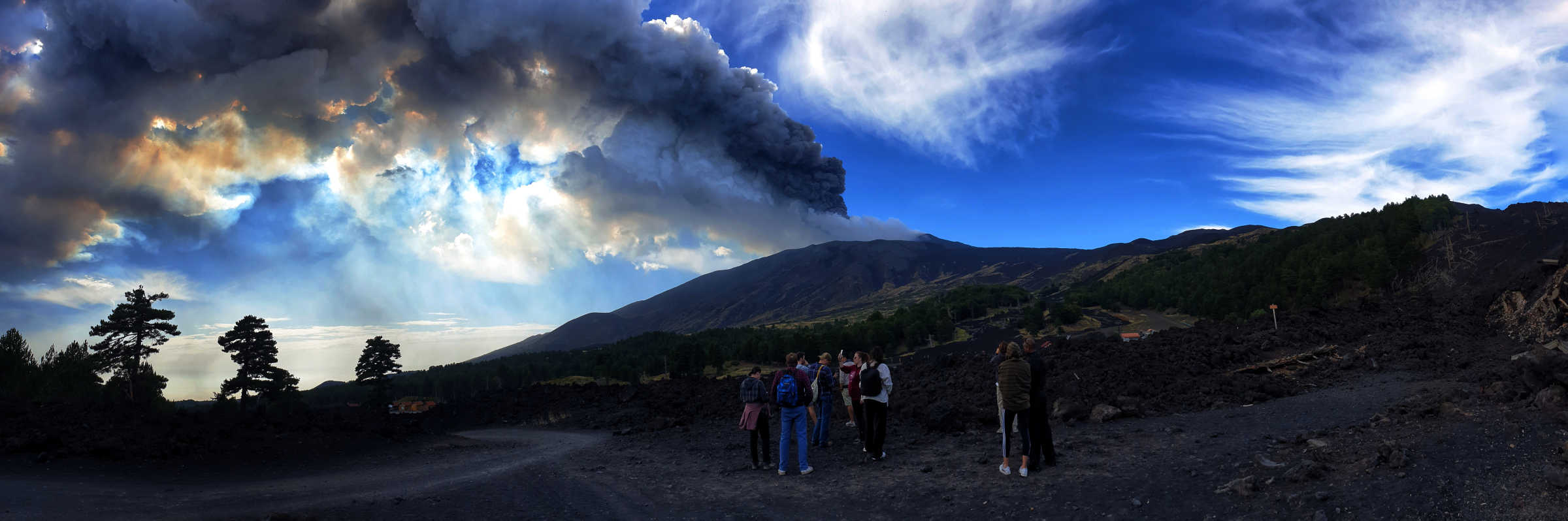 Etna Quad eruzione Piano Provenzana lava 2002