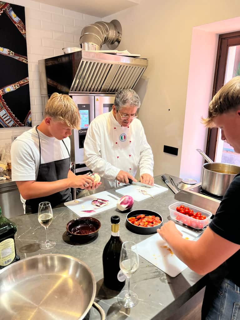 Cooking class Taormina Corso di cucina cuoco Siciliano