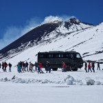 Cratere sommitale 4x4 bus Etna
