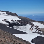 Lava cratere neve Etna Sud