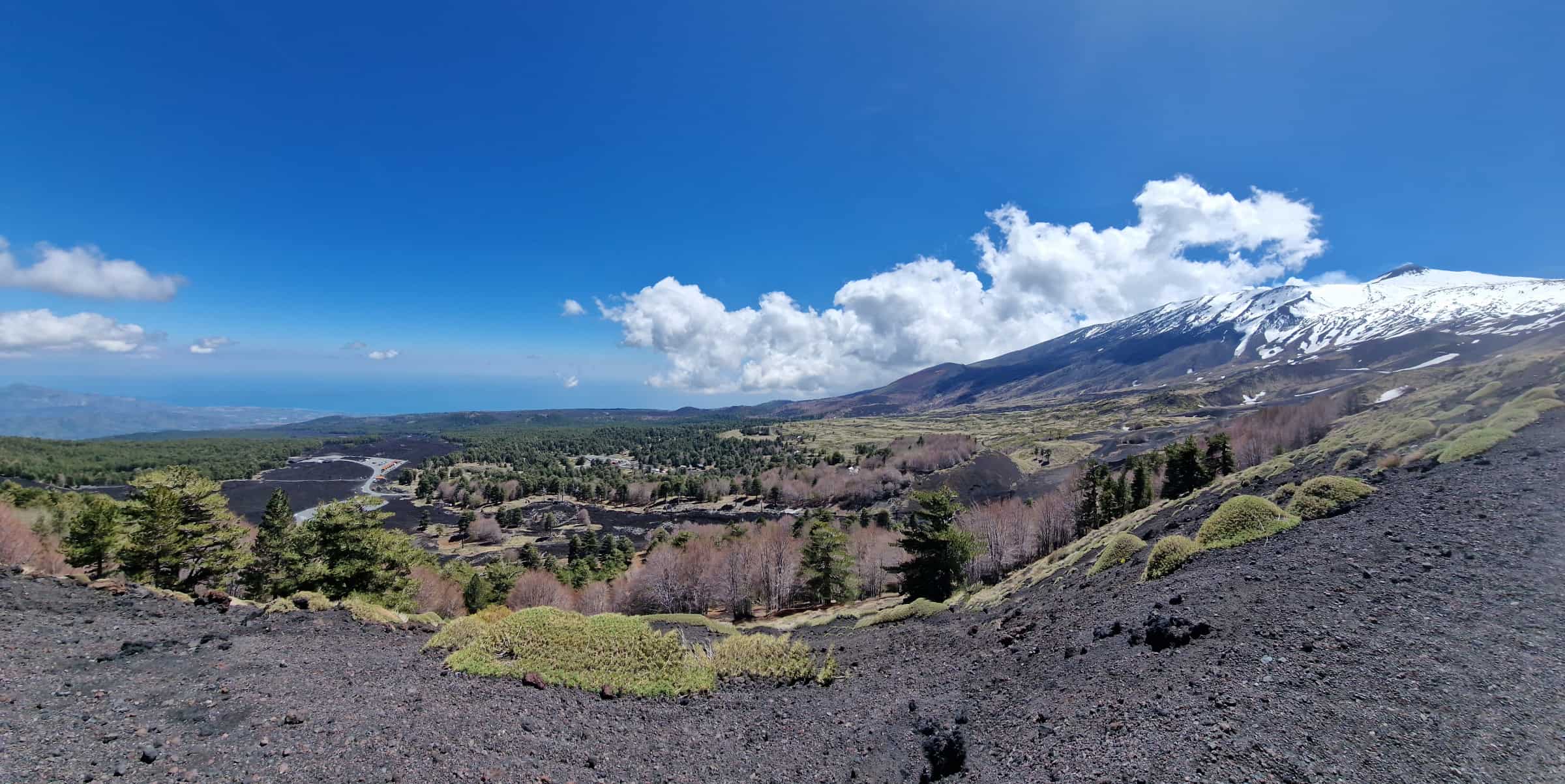 Panorama Etna Nord Piano Provenzana - Escursioni Etna