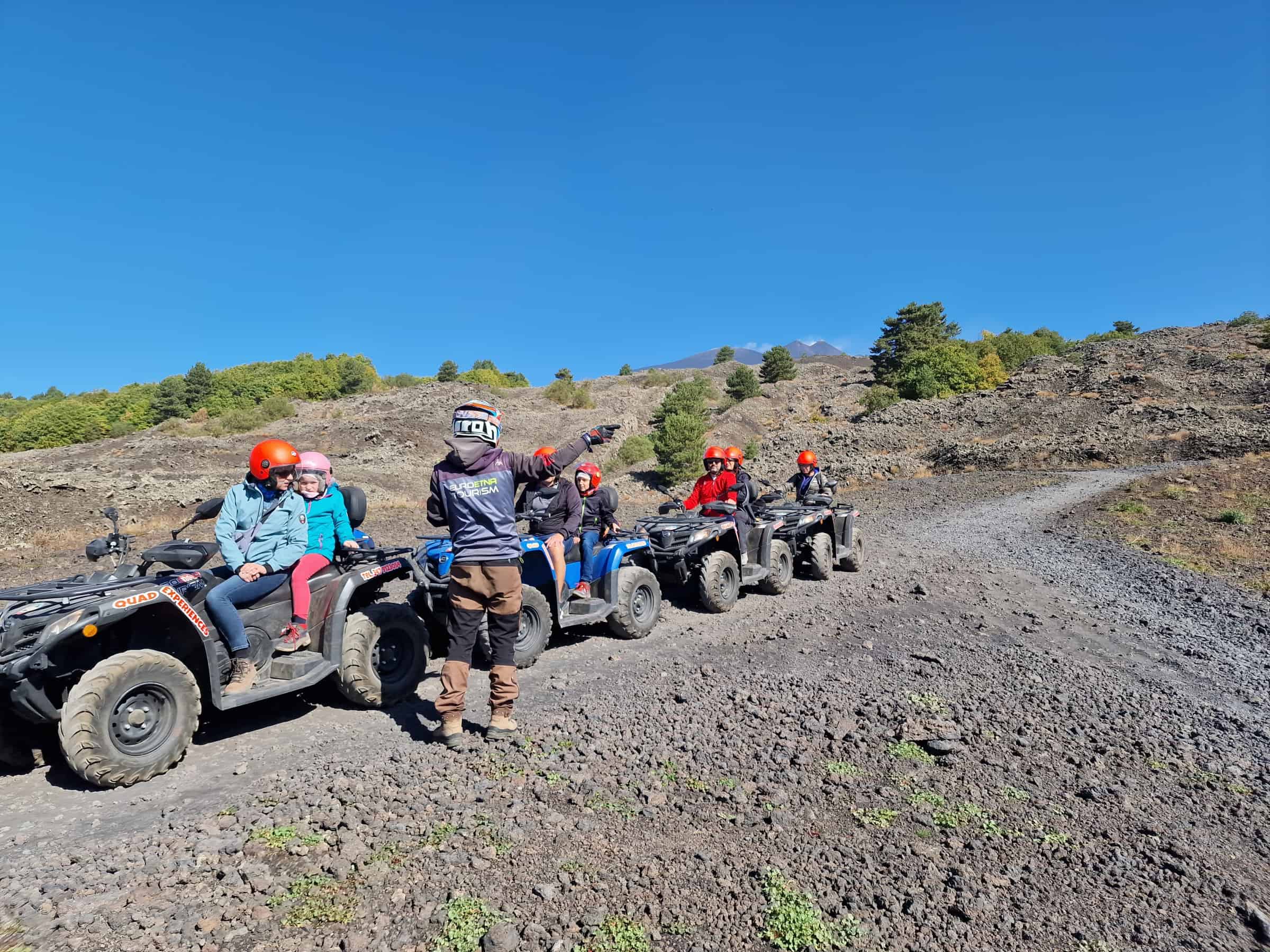 Sosta quad tour lava Etna sud