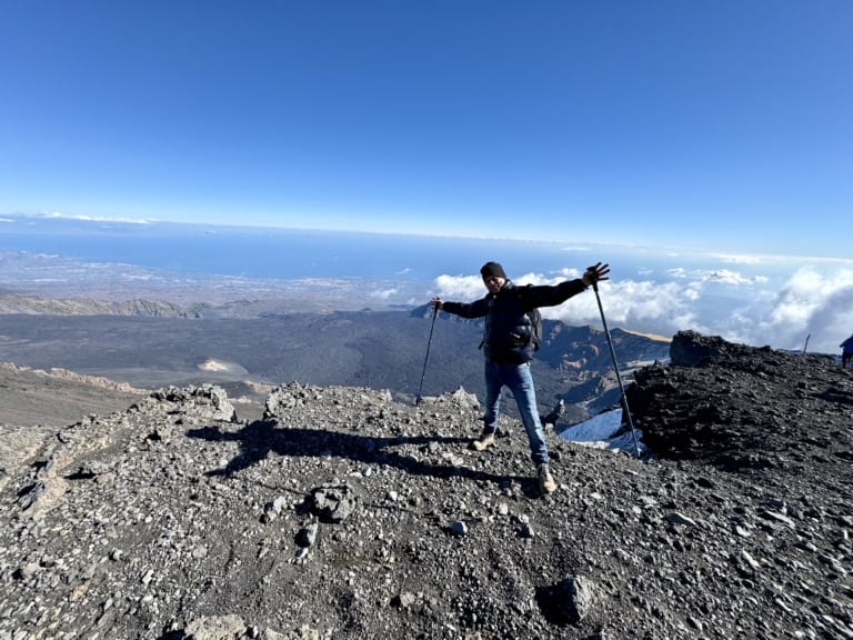Valle del Bove trekking Etna inverno