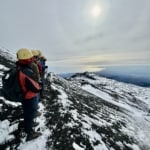 Vista mare Etna Sud trekking invernale