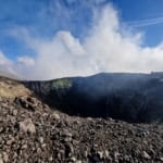 Top cratere Etna vulcano